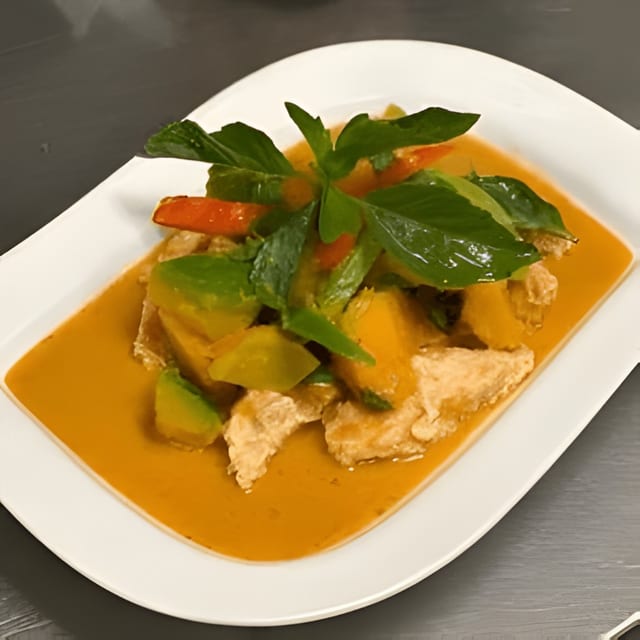 Pumpkin Curry Salmon.
