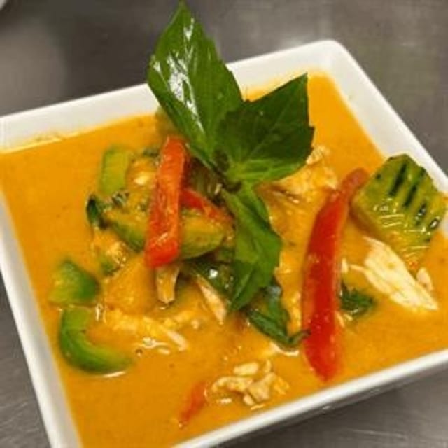 Pumpkin Curry with Chicken.