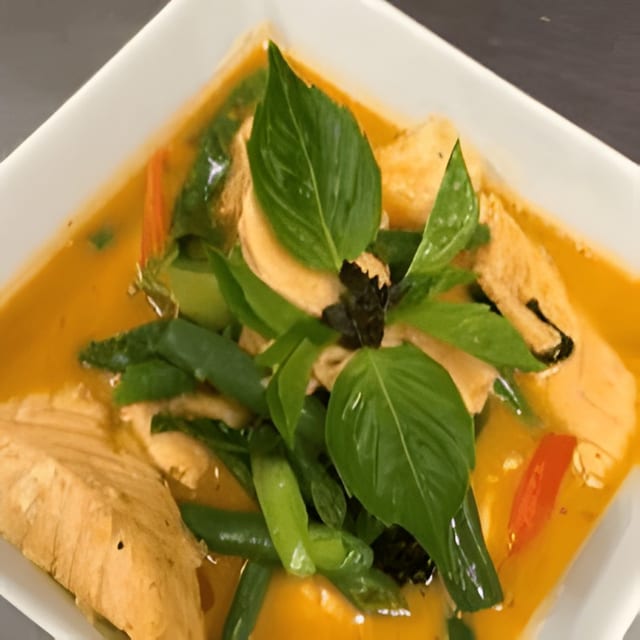 Panang Salmon Curry.