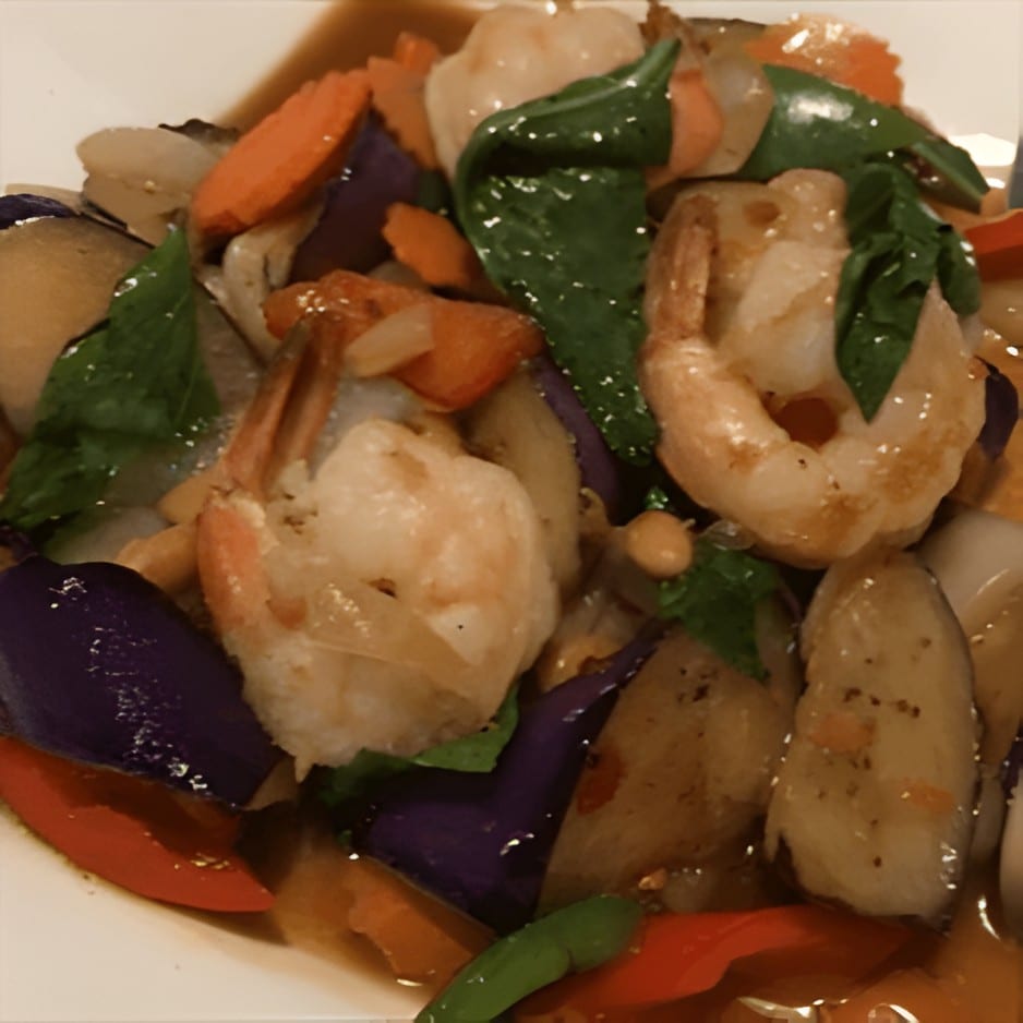 Eggplant Delight Stir-Fry.