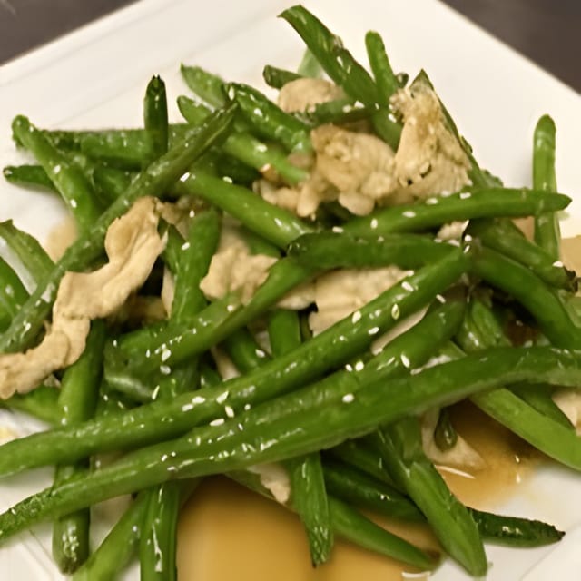 Green Bean Ginger with Chicken.