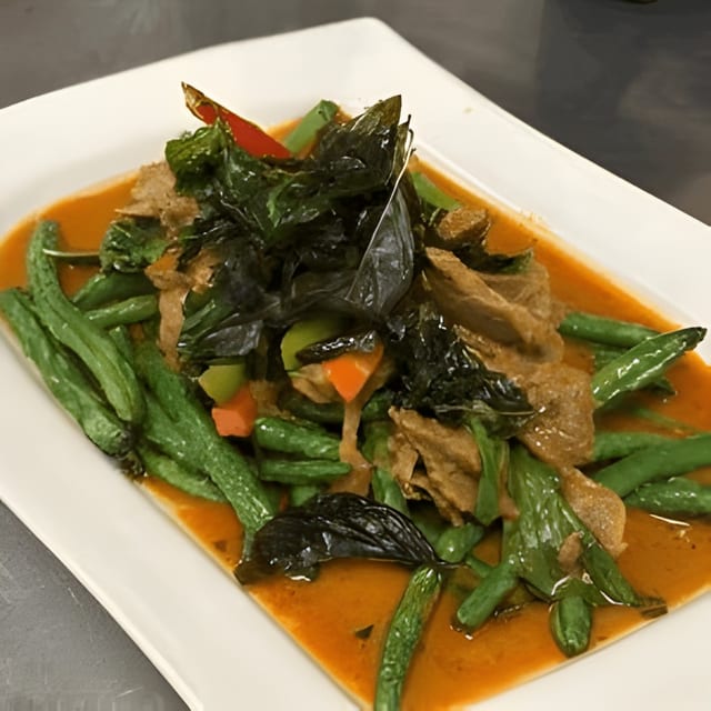 Spicy Green Bean Beef Curry.
